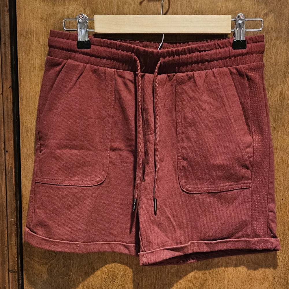 Avia Burgundy Women's/Ladies Casual Shorts Size XS (0-2) With Pockets